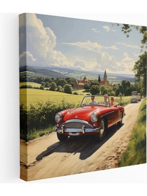 Popcas Zarif Kırsal Manzara Dönüştürülebilir Kanvas Tablo