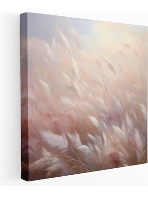 Popcas Tüy Tarlası Kanvas Tablo - Tüy Hayalperest Ortam Kanvas Duvar Sanatı