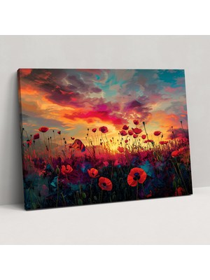 Popcas Manzara Görüntülü Kanvas Tablo - Oturma Odası Dekorasyonu Için Doğa Temalı Modern Tasarım