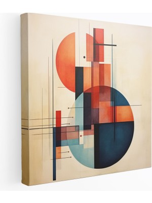 Popcas Harika Geometrik Soyut Kanvas Tablo - Dope Kanvas Duvar Sanatı