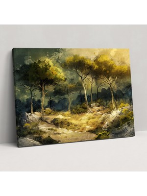 Popcas Manzara Duvar Sanatı - Leonardo Da Vinci Tablosu