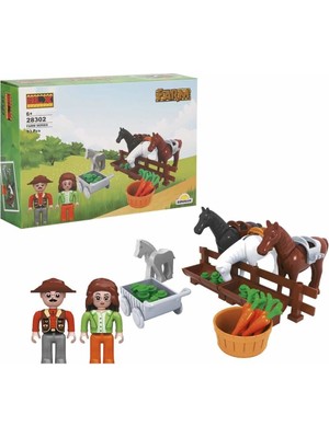 Sunman  Çiftlik Set Atlar 89 Parça 28302 Bloklar