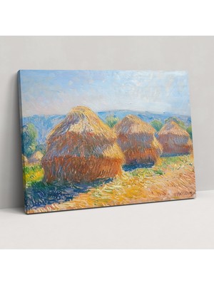 Popcas Claude Monet Kavaklar Duvar Dekorasyonu - Kanvas Tablo Sanatı