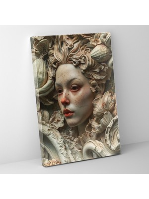 Popcas Zengin Dokulu Mannerizm Kanvas Tablo - Mannerizm Kanvas Tablo Duvar Sanatı