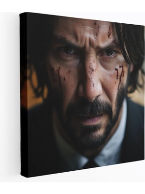 Popcas John Wick Duvar Sanatı - Kararlılık ve Dayanıklılık - John Wick Belirlilik Duvar Dekorasyonu Kanvas Tablo Sanatı
