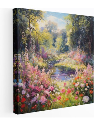 Popcas Evinize Renk Katacak Doğa Manzaralı Kanvas Tablo.