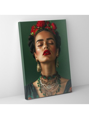 Popcas Frida Kahlo Tarzı Duvar Sanatı - Duvar Dekorasyonu Ev Dekorasyonu