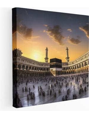 Popcas Kaabe Duvar Sanatı - Kanvas Tablo Huzur Sükunet Veren Fotoğraf