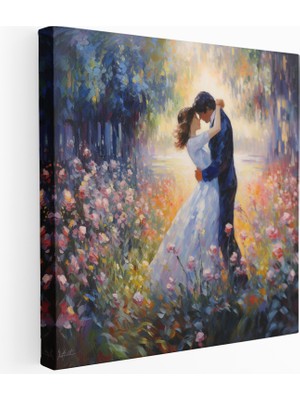 Popcas Izlenimci Romantik Kanvas Tablo