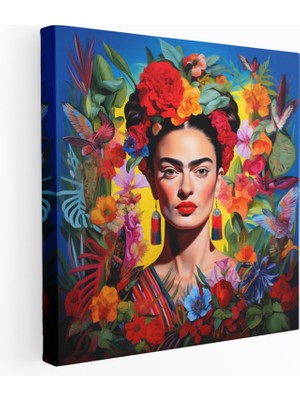 Popcas Frida Kahlo Kanvas Tablo - Canlı Duvar Sanatı