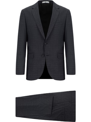 Kiğılı 6 Drop Regular Fit Standart Kesim Ekose Takım Elbise