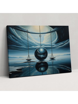 Popcas Hipnoz Kanvas Duvar Sanatı - Hipnoz Sallanan Saat Duvar Sanatı