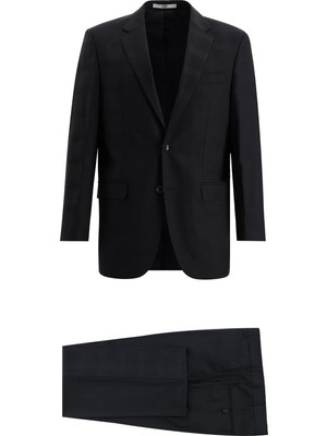 Kiğılı 4 Drop Relaxed Fit Rahat Kesim Yünlü Ekose Takım Elbise