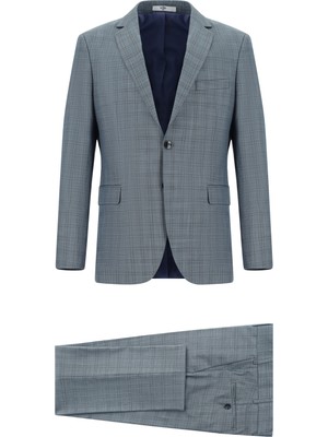 Kiğılı 6 Drop Regular Fit Standart Kesim Ekose Takım Elbise