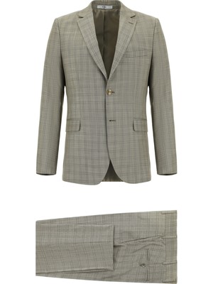 Kiğılı 6 Drop Regular Fit Standart Kesim Ekose Takım Elbise