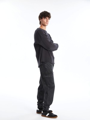 Lcw Jeans Antrasit 780 Jogger Erkek Kargo Jean Pantolon