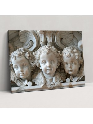 Popcas Michelangelo Heykelleri Duvar Dekorasyonu - Kanvas Tablo Sanatı