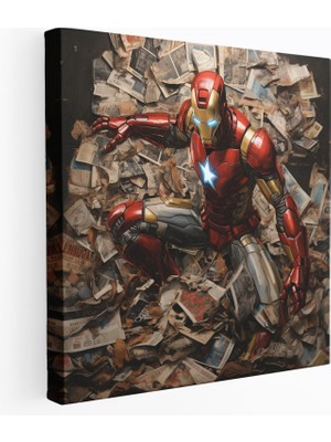 Popcas Marvel Duvar Sanatı - Çizgi Roman Koleksiyonu - Marvel Koleksiyon Kanvas Tablo Duvar Sanatı