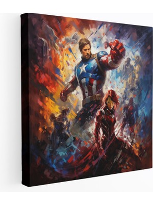 Popcas Marvel Duvar Sanatı - Soyut Sanat Duvar Sanatı Ev Dekorasyonu