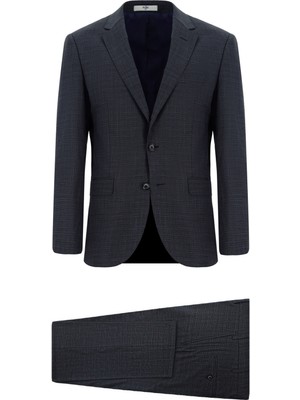 Kiğılı 6 Drop Regular Fit Standart Kesim Ekose Takım Elbise