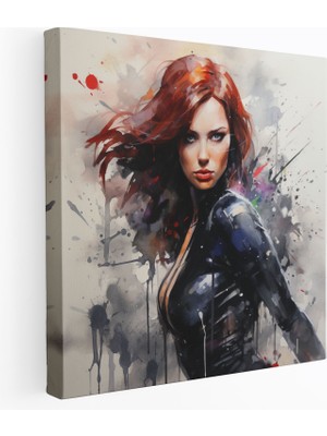 Popcas Marvel Duvar Sanatı - Suluboya Resim Tarzı - Güç Zarafet