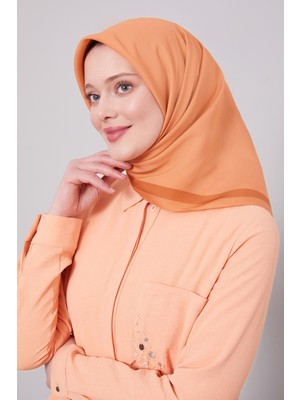 Somon Kenar Şerit Aura Eşarp