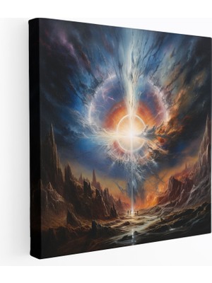 Popcas Orta Dünya Enerji Kanvas Tablo - Orta Dünya Kanvas Duvar Sanatı