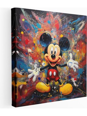 Popcas Kozmik Mickey Mouse Kanvas Tablo