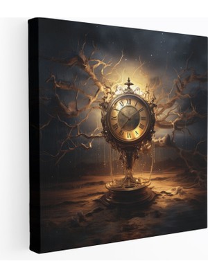 Popcas Geceyi Eriten Kanvas Tablo - Ev Dekorasyonu Için