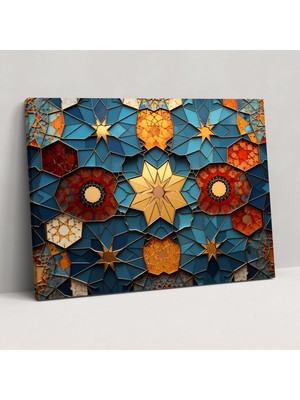 Popcas Mozaik Esintili Cami Duvar Sanatı - Cami Duvar Dekorasyonu