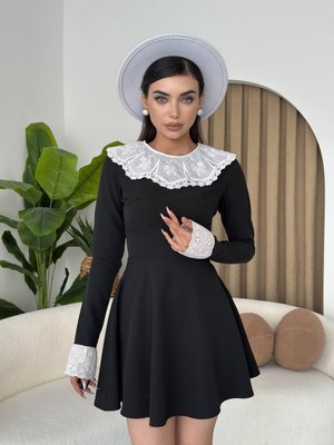 Hynova Nord Dantel Yaka Kol Elbise