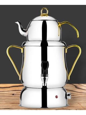 Remetta Lucetta Gold Elektrikli Lüks Semaver