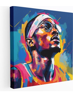 Popcas Nba Kanvas Tablo - Pop Art Süperstarı - Nba Nba Süperstarı Karizma