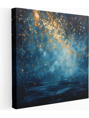 Popcas Yıldızlı Gece Kanvas Tablo