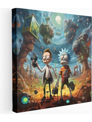 Popcas Gelecekçi Utopia Kanvas Tablo