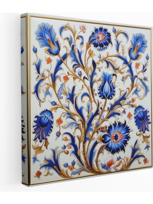 Popcas Sembolik Osmanlı Motifleri Kanvas Tablo