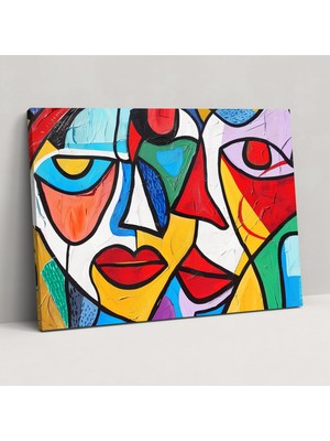 Popcas Pablo Picasso Kanvas Tablo - Ev Dekorasyonu Pablo Picasso Sanatı