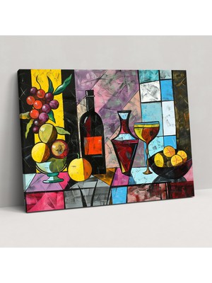 Popcas Pablo Picasso Tablosu - Duvar Sanatı Dekorasyon Için Kanvas Tablo