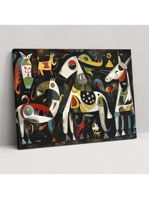 Popcas Pablo Picasso Tablo Sanatı - Kanvas Tablo Hayalperest Hayvanlar