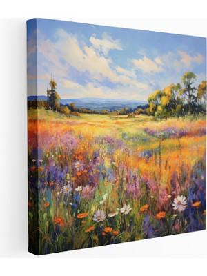 Popcas Çayır Çiçekleri Kanvas Tablo