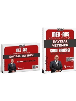 Hocakafası 2026 Meb-Ags Sayısal Yetenek Video Ders Notları + Soru Bankası 2 Li Set