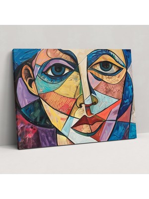 Popcas Pablo Picasso Tarzı Duvar Sanatı - Duvar Dekorasyonu Ev Dekorasyonu Için Pablo Picasso Tarzı Kanvas Tablo