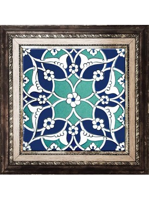 Armada Çini 20x20 Cm Ac 80 Selçuklu İznik Desen Kütahya Çini Pano