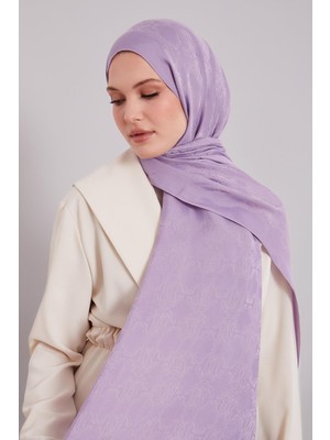 Lêvi D'or Açık Lila Tuğra Desen Grazia Şal