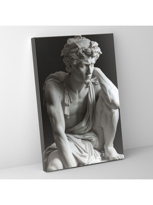 Popcas Modern Roma Heykel Tuval Baskı - Raffaello Sanzio Tuval Duvar Sanatı