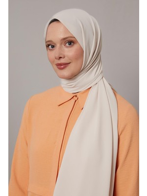 Lêvi D'or Açık Vizon Düz Trend Şal