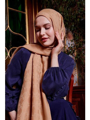 Gold Tuğra Desen Grazia Şal