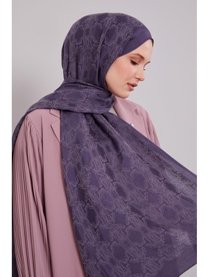 Kot Mavi Tuğra Desen Grazia Şal