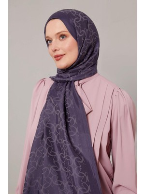 Kot Mavi Geometrik Desen Grazia Şal