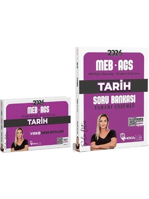 Hocakafası 2026 Meb-Ags Tarih Video Ders Notları + Soru Bankası 2 Li Set